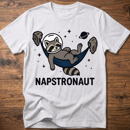 Napstronaut Raccoon T-Shirt