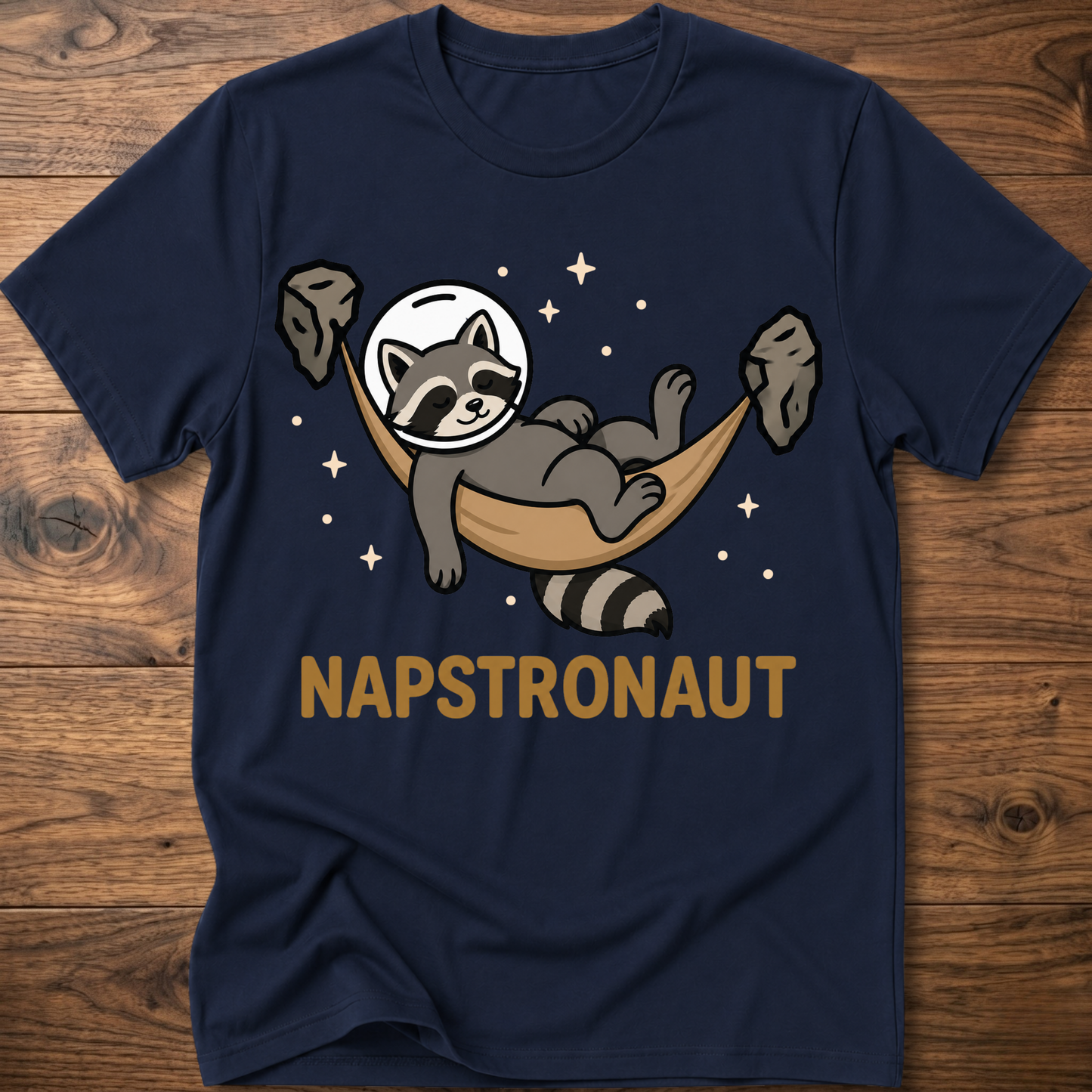 Napstronaut Raccoon T-Shirt