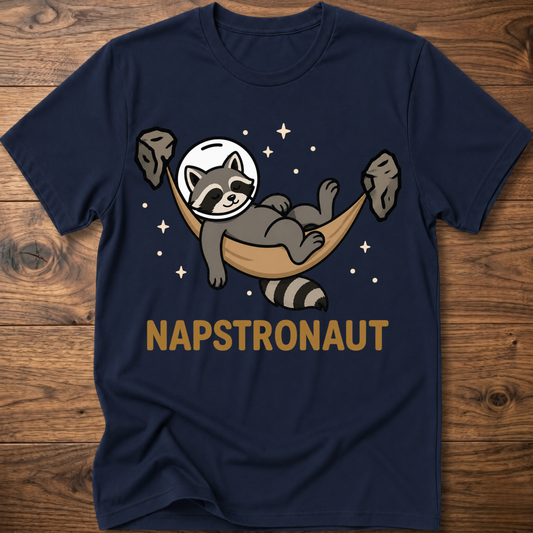 Napstronaut Raccoon T-Shirt