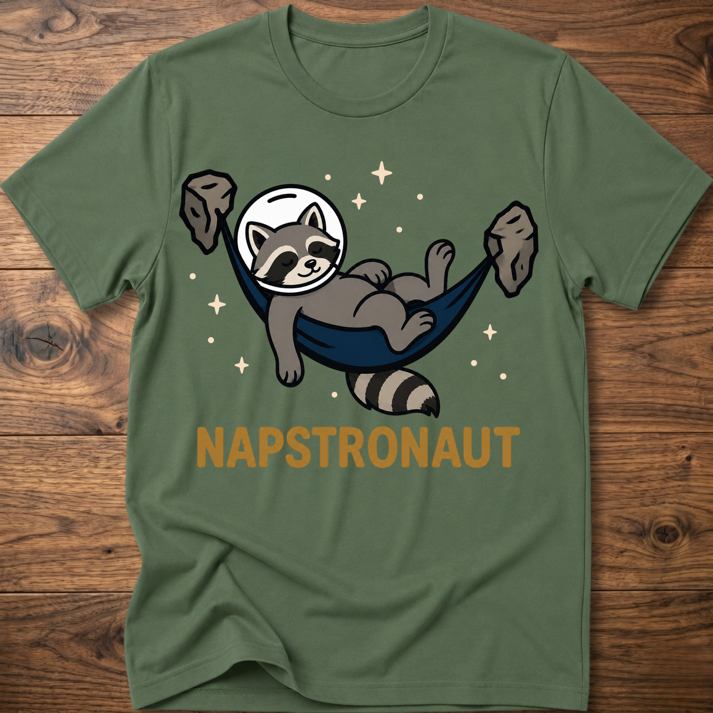 Napstronaut Raccoon T-Shirt