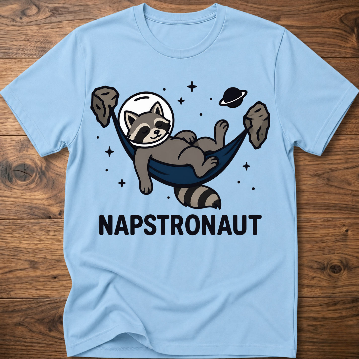 Napstronaut Raccoon T-Shirt