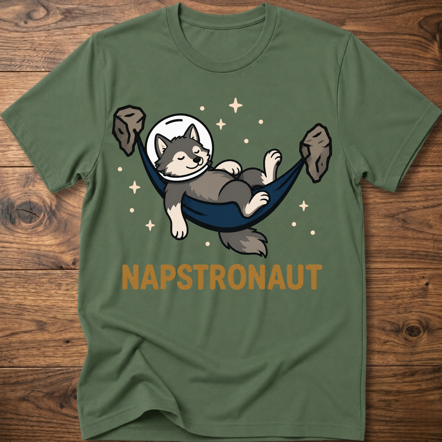 Napstronaut Wolf T-Shirt
