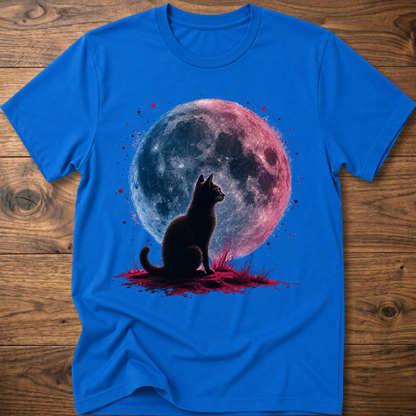 Retro Moon Cat T-Shirt
