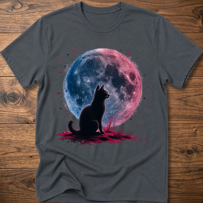 Retro Moon Cat T-Shirt