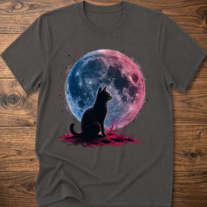 Retro Moon Cat T-Shirt