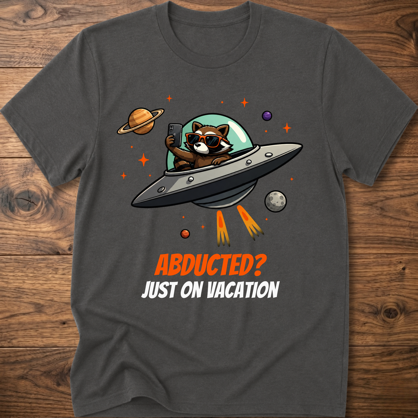 On Vacation Raccoon T-Shirt