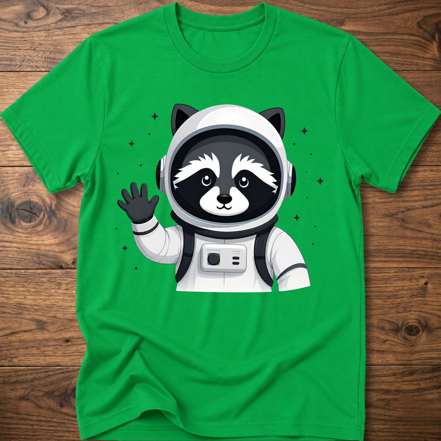 Astro Waving Raccoon T-Shirt
