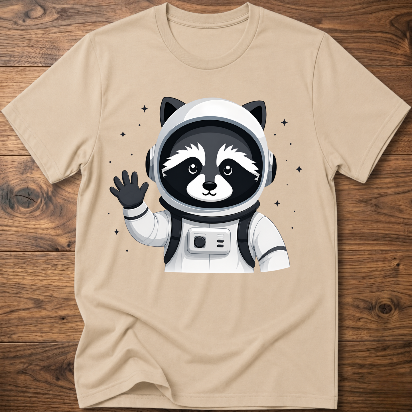Astro Waving Raccoon T-Shirt