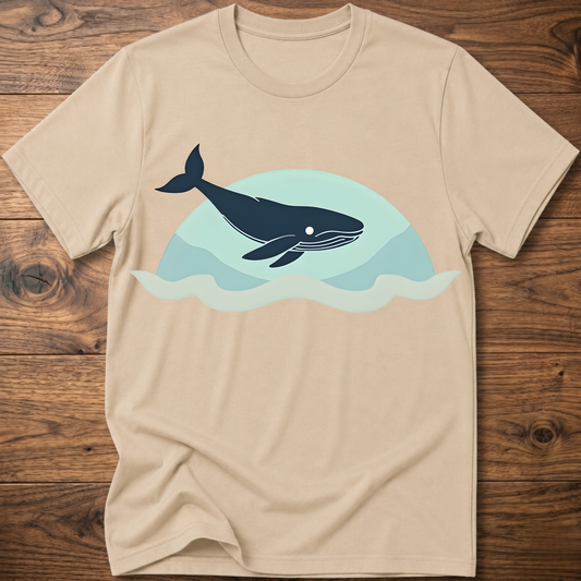 Minimal Whale T-Shirt