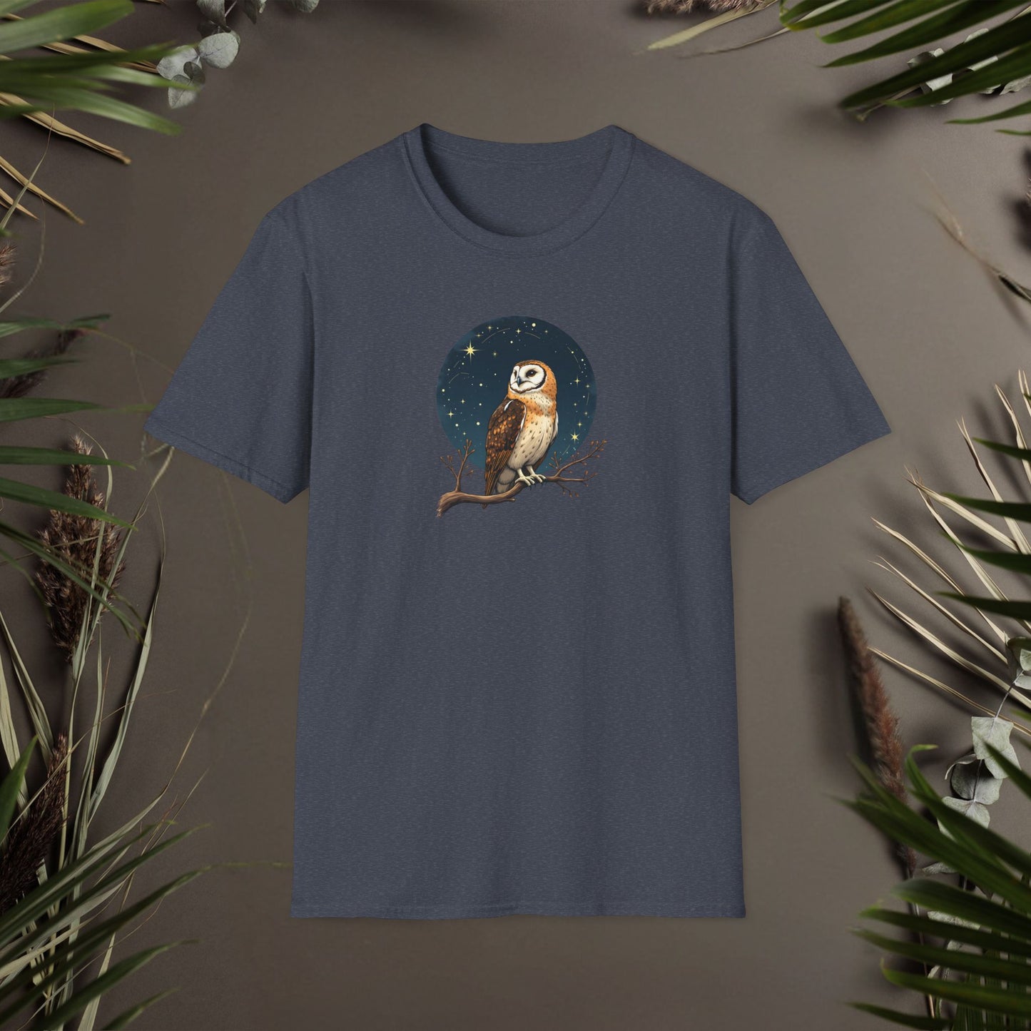 Starry Vintage Owl T-Shirt