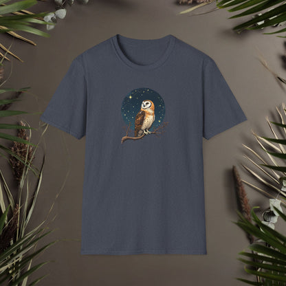 Starry Vintage Owl T-Shirt