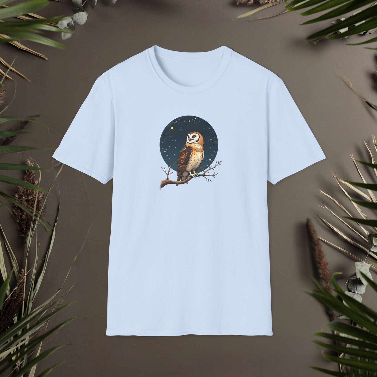 Starry Vintage Owl T-Shirt