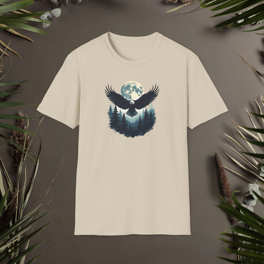 Moon Forest Eagle T-Shirt