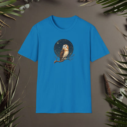 Starry Vintage Owl T-Shirt