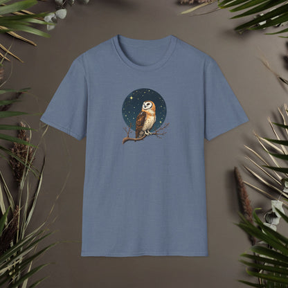 Starry Vintage Owl T-Shirt