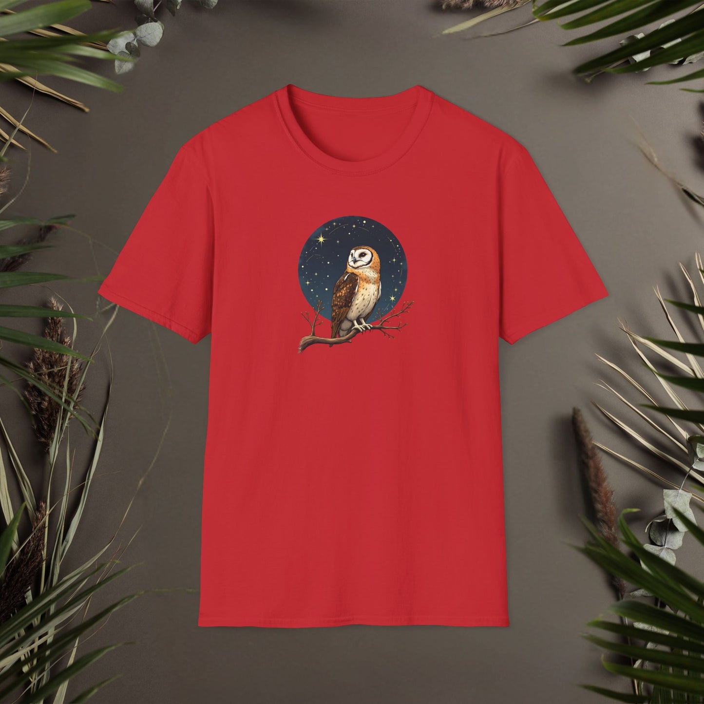 Starry Vintage Owl T-Shirt