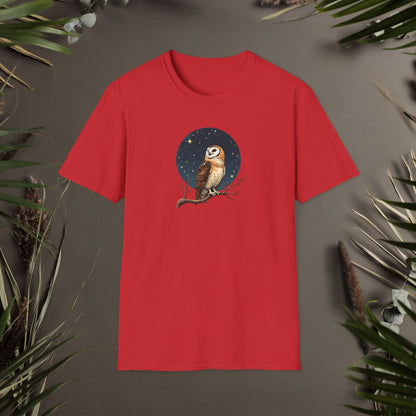 Starry Vintage Owl T-Shirt