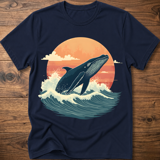 Retro Whale T-Shirt