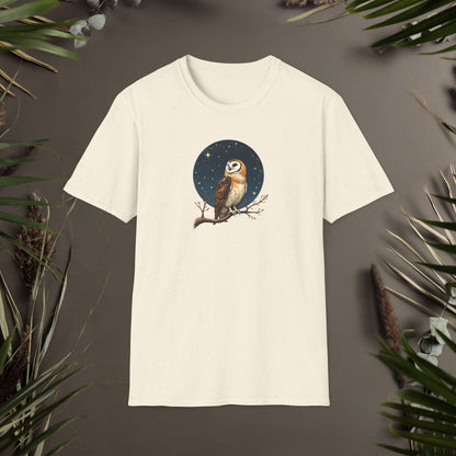Starry Vintage Owl T-Shirt