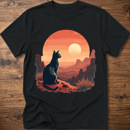 Martian Retro Cat T-Shirt