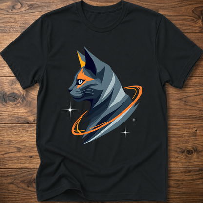 Astro Geometric Cat T-Shirt