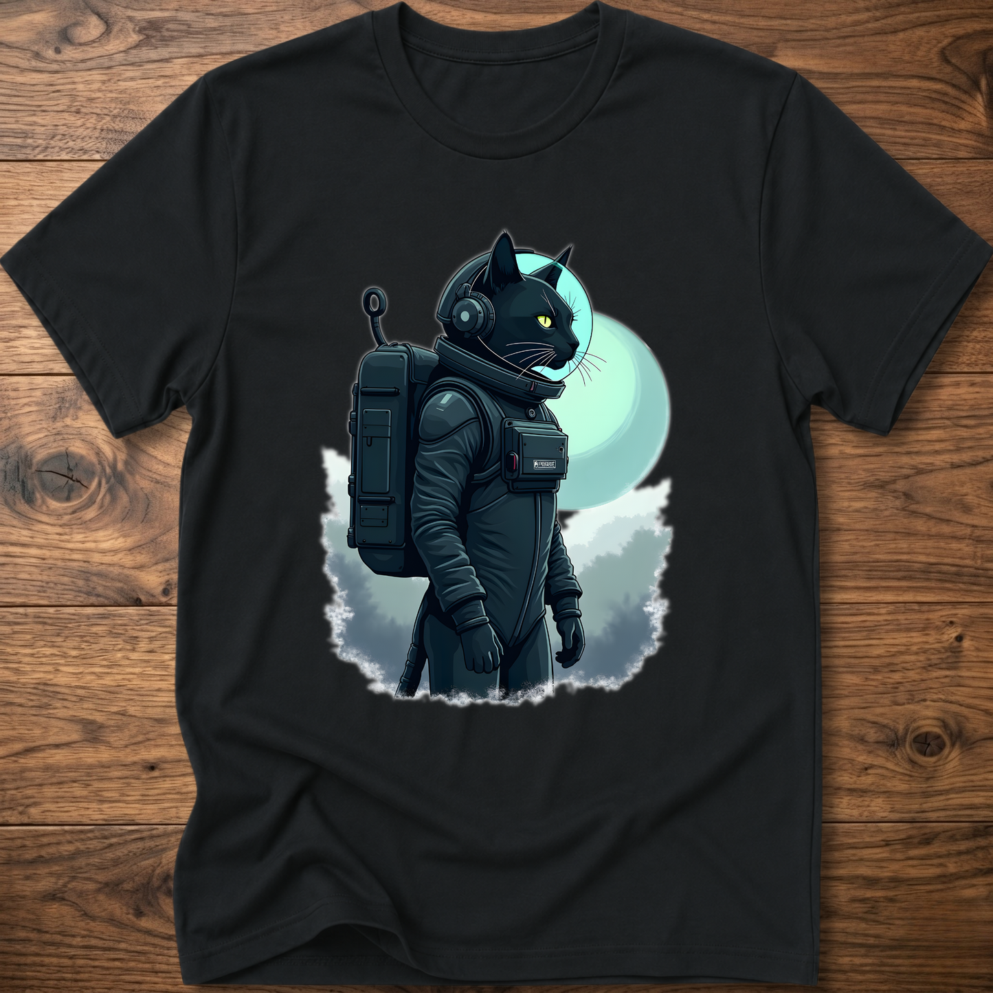 Dark Astro Cat T-Shirt