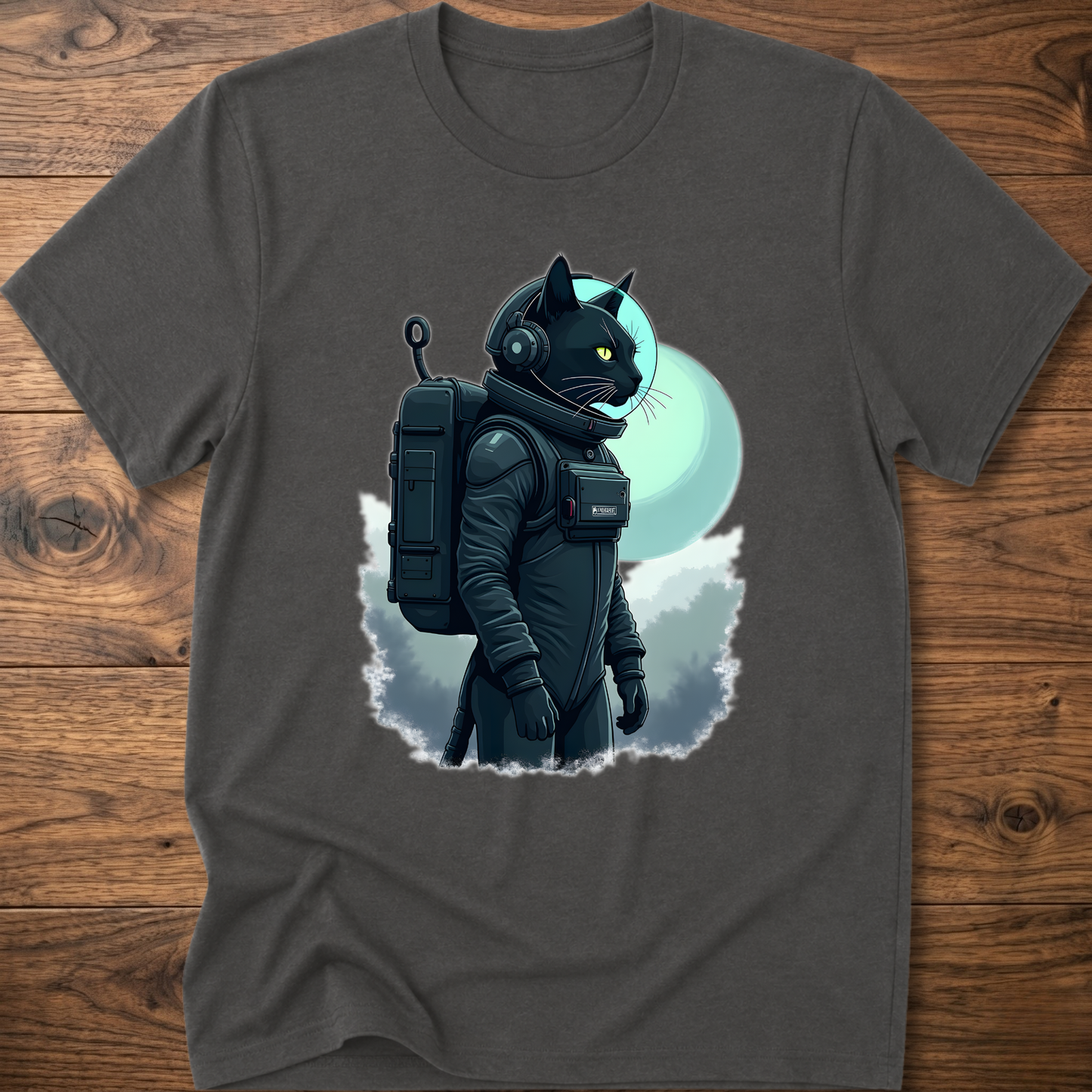 Dark Astro Cat T-Shirt