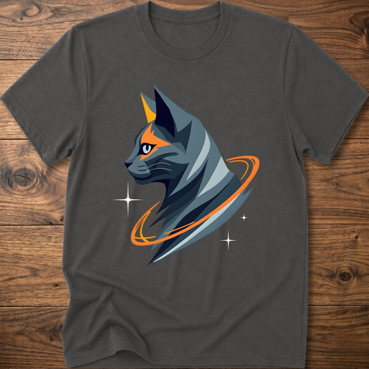 Astro Geometric Cat T-Shirt