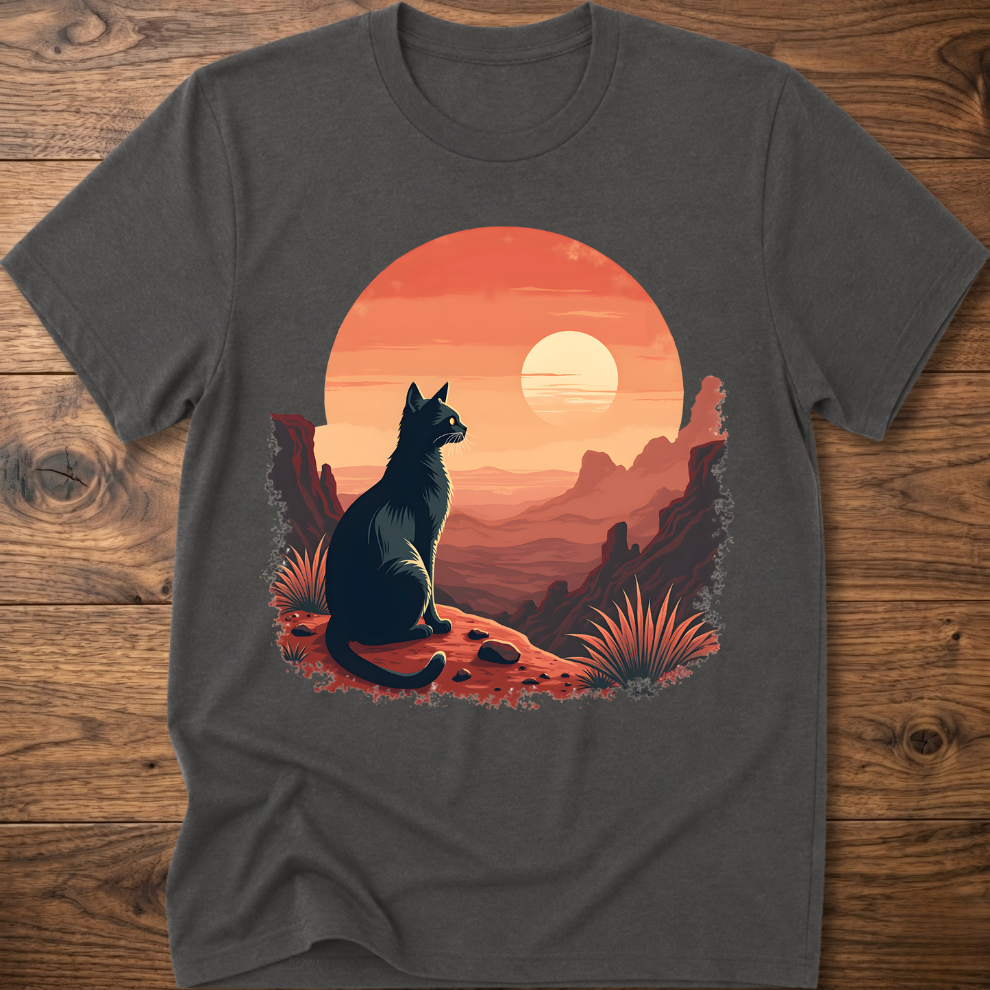 Martian Retro Cat T-Shirt