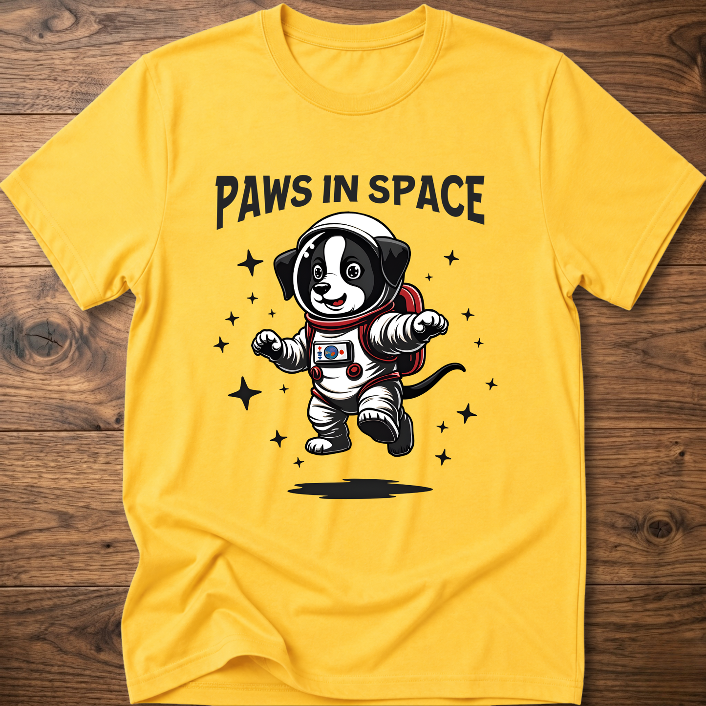 Paws in Space Dog T-Shirt
