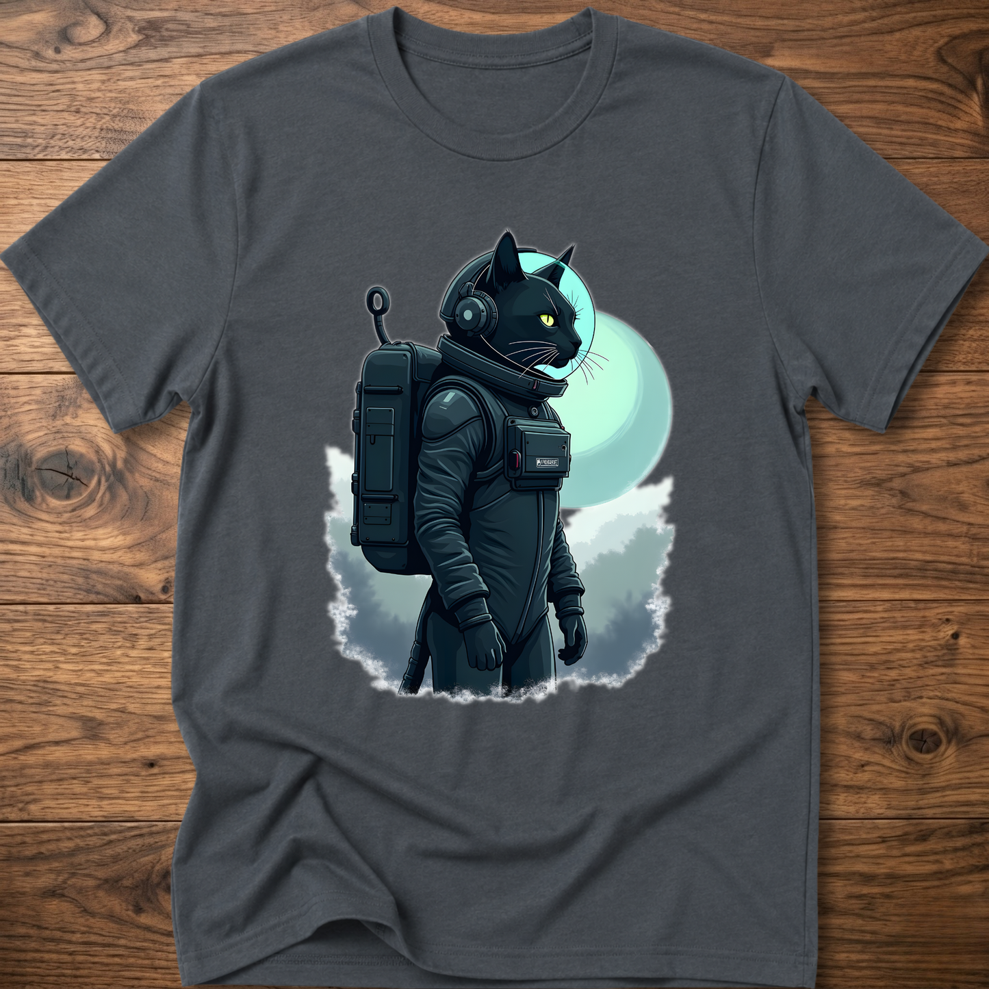 Dark Astro Cat T-Shirt