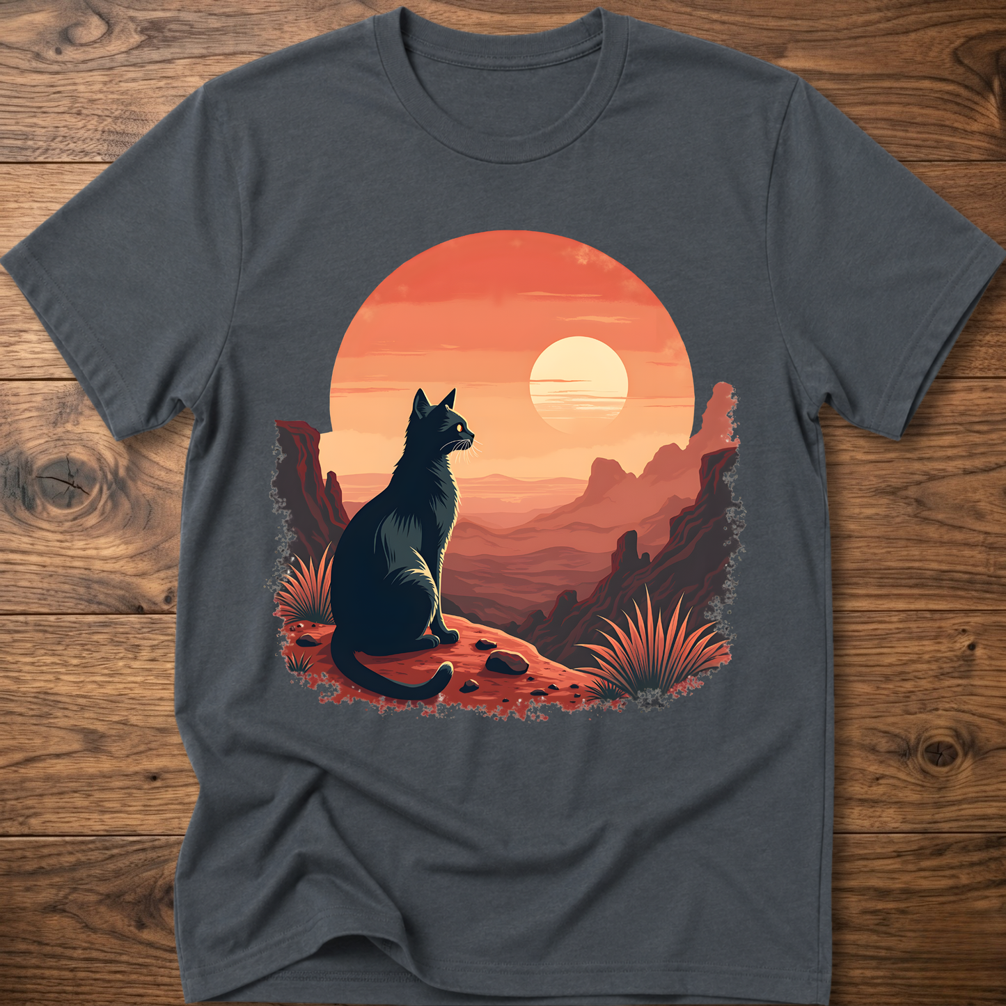 Martian Retro Cat T-Shirt