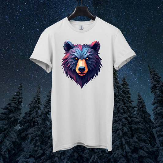 Galactic Geometric Bear T-Shirt