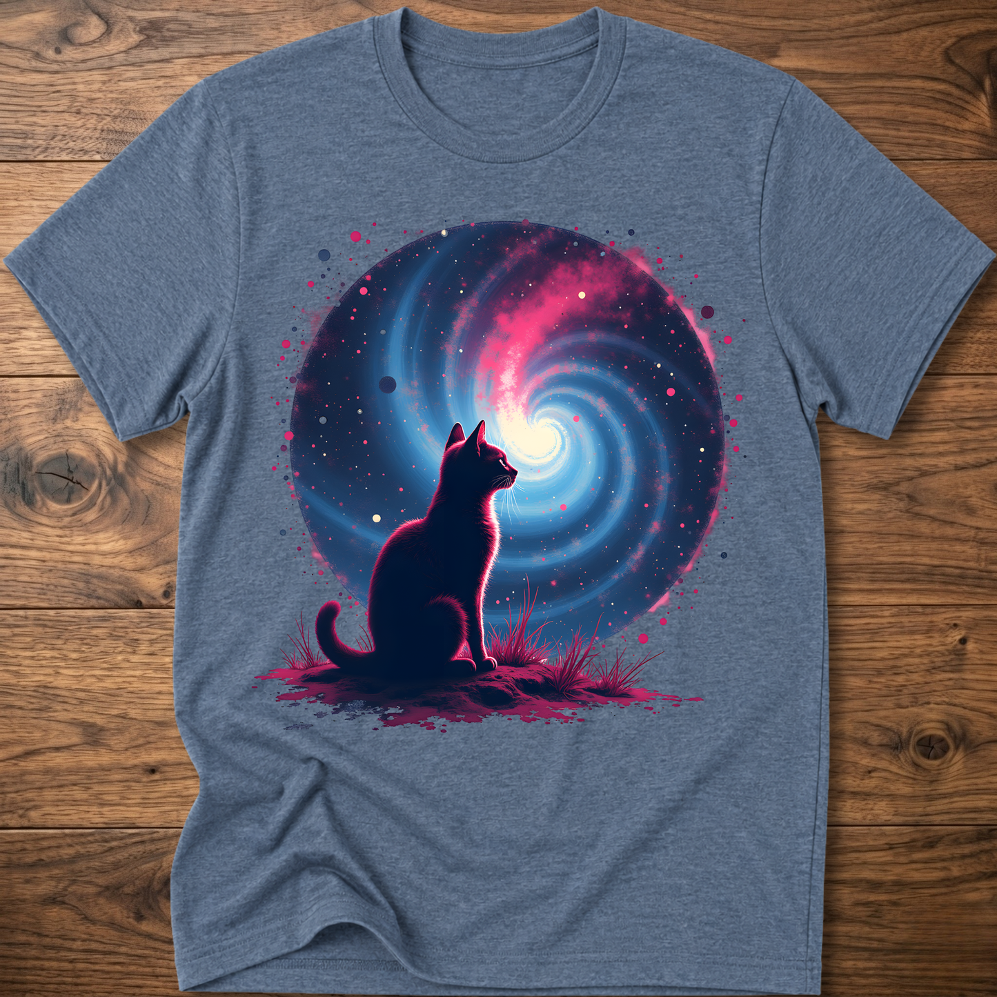 Galactic Retro Cat T-Shirt