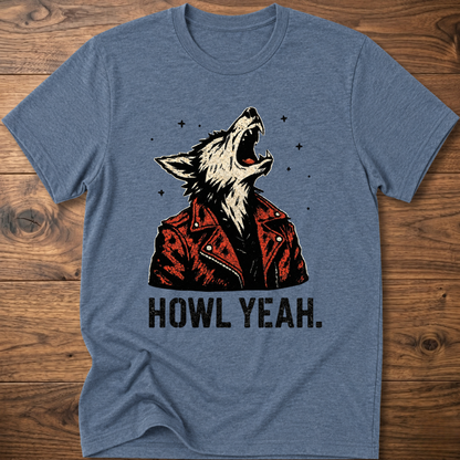 Howl Yeah Rockstar Wolf T-Shirt