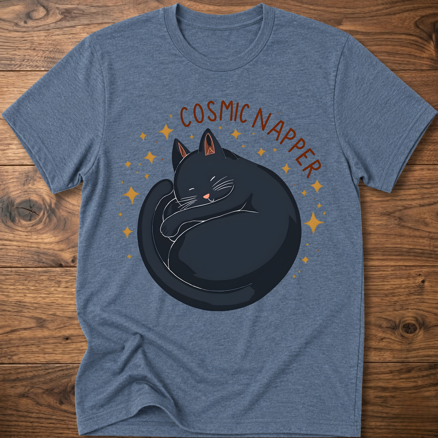 Cosmic Napper Cat T-Shirt