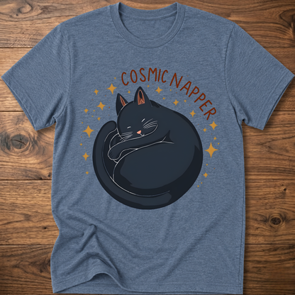 Cosmic Napper Cat T-Shirt