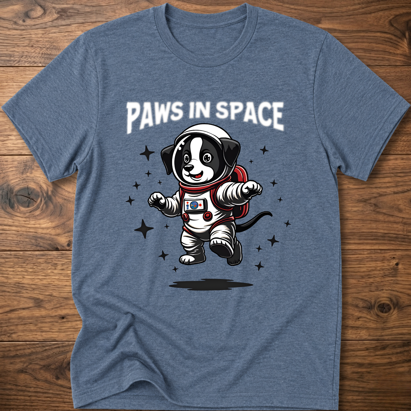 Paws in Space Dog T-Shirt