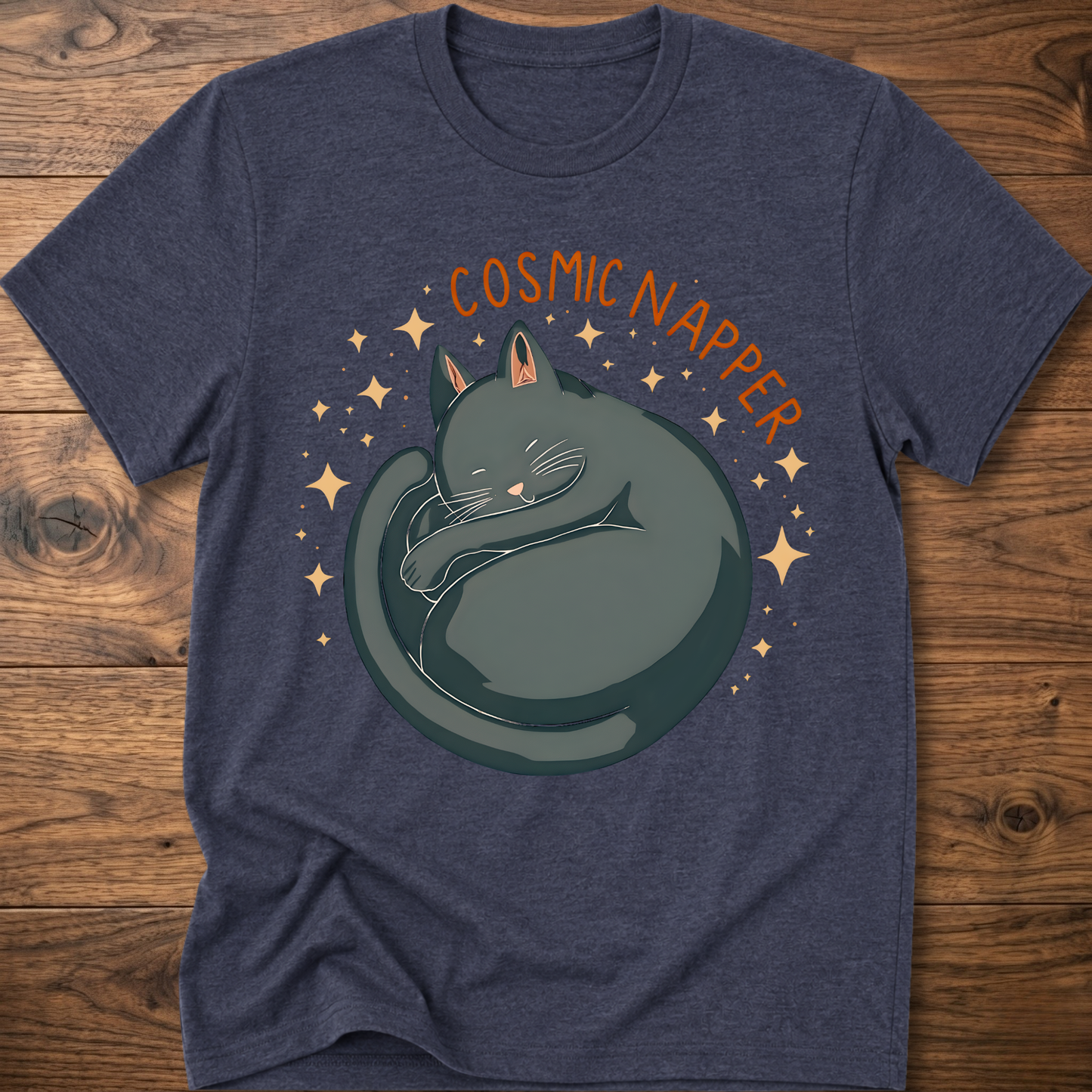 Cosmic Napper Cat T-Shirt