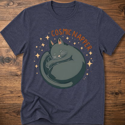 Cosmic Napper Cat T-Shirt