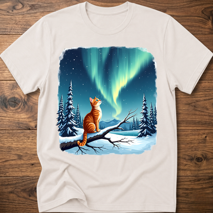 Aurora Sky Cat T-Shirt