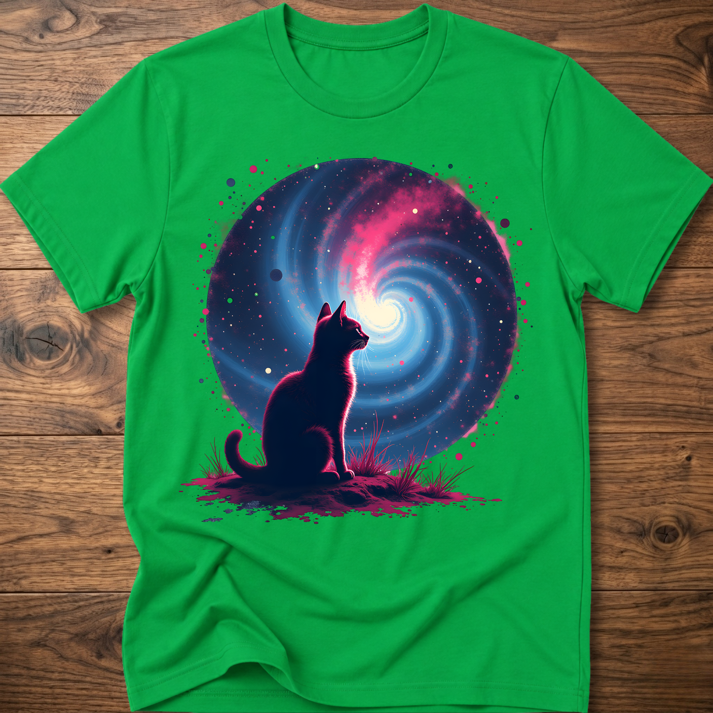 Galactic Retro Cat T-Shirt