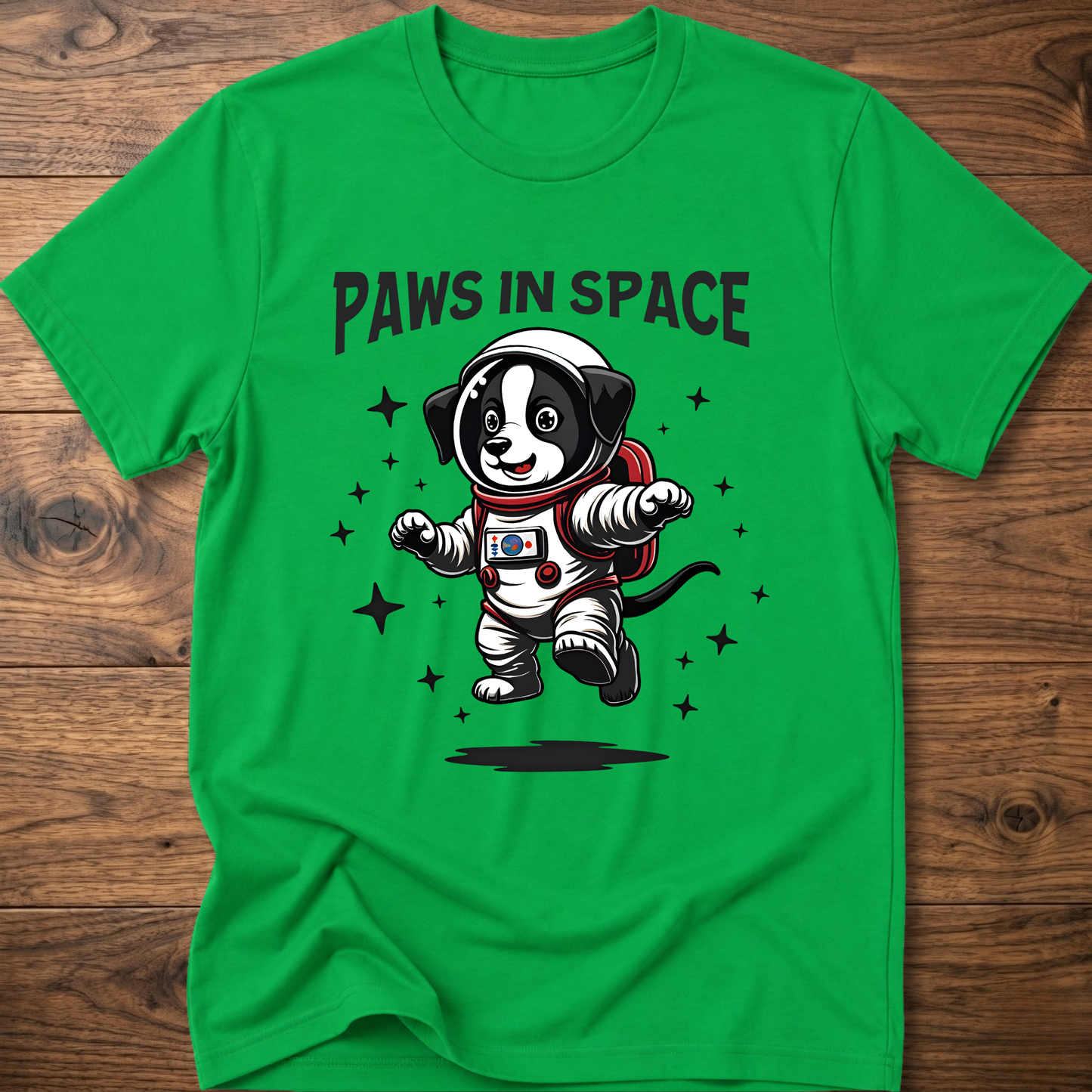 Paws in Space Dog T-Shirt