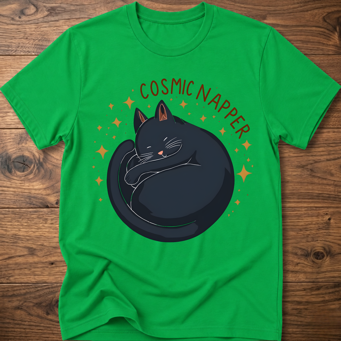 Cosmic Napper Cat T-Shirt