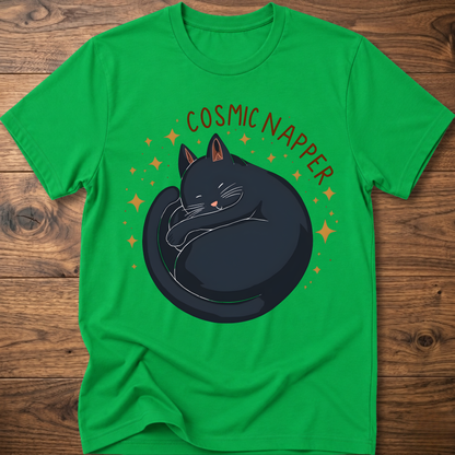 Cosmic Napper Cat T-Shirt