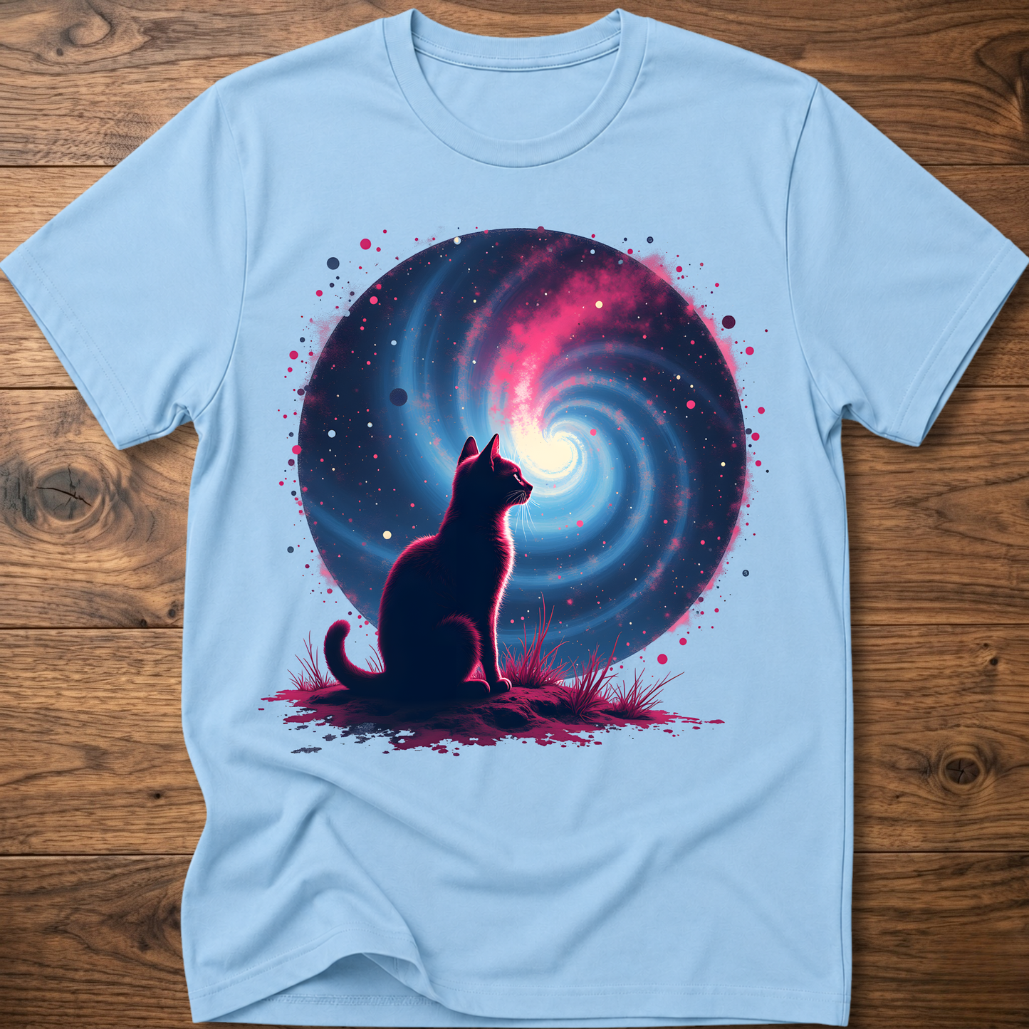 Galactic Retro Cat T-Shirt