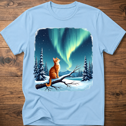 Aurora Sky Cat T-Shirt