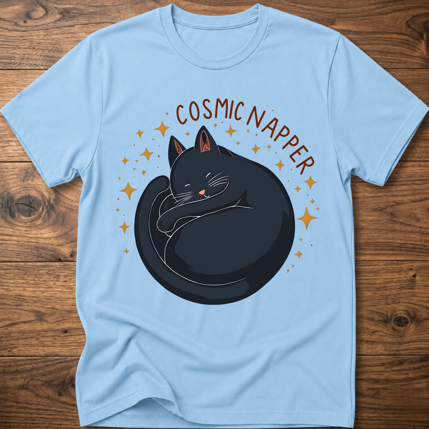 Cosmic Napper Cat T-Shirt