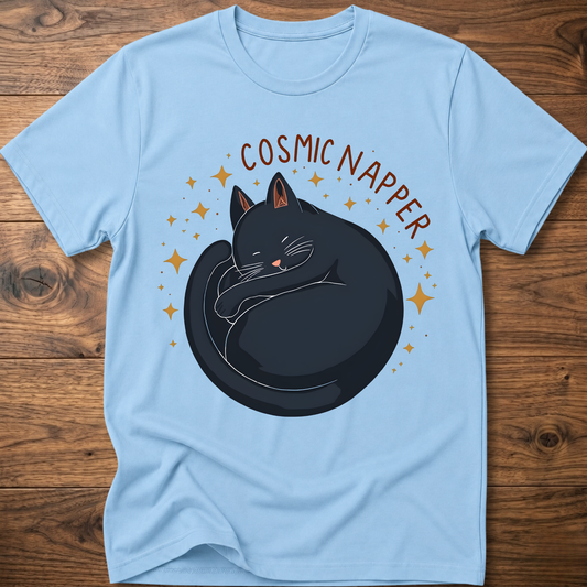 Cosmic Napper Cat T-Shirt