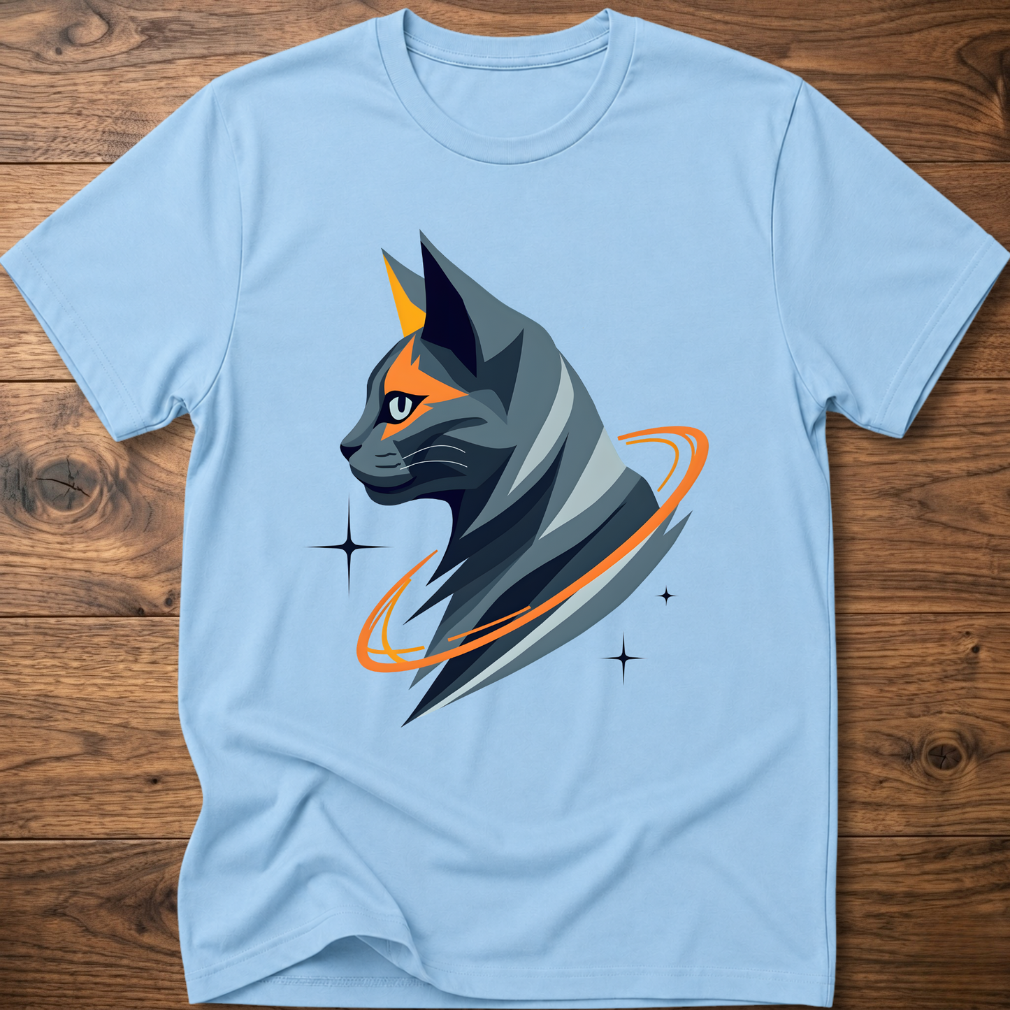 Astro Geometric Cat T-Shirt